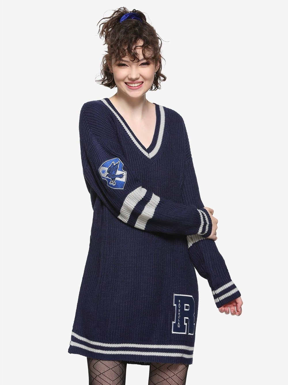 Harry Potter Navy Ravenclaw Sweater Dress Size Medium